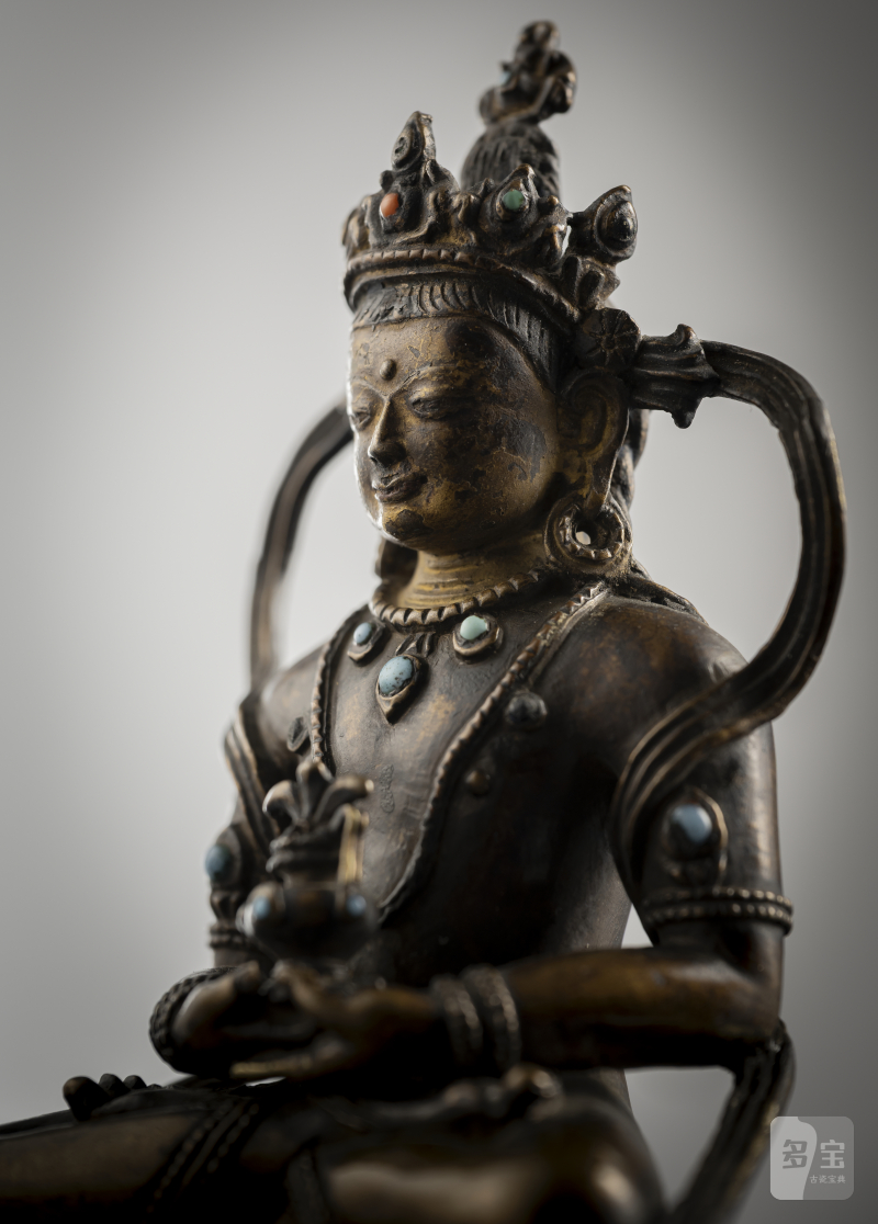 A BRONZE FIGURE OF AMITAYUS - 图4
